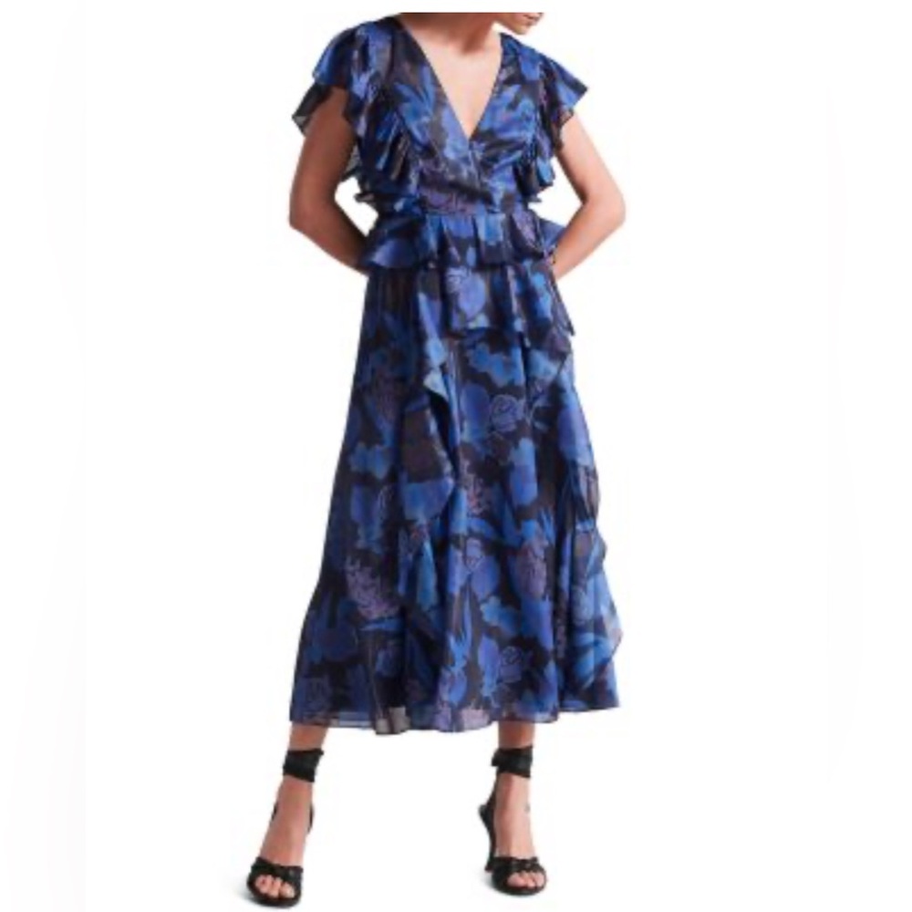 Ted Baker Vertey Pinafore Ruffle Dress